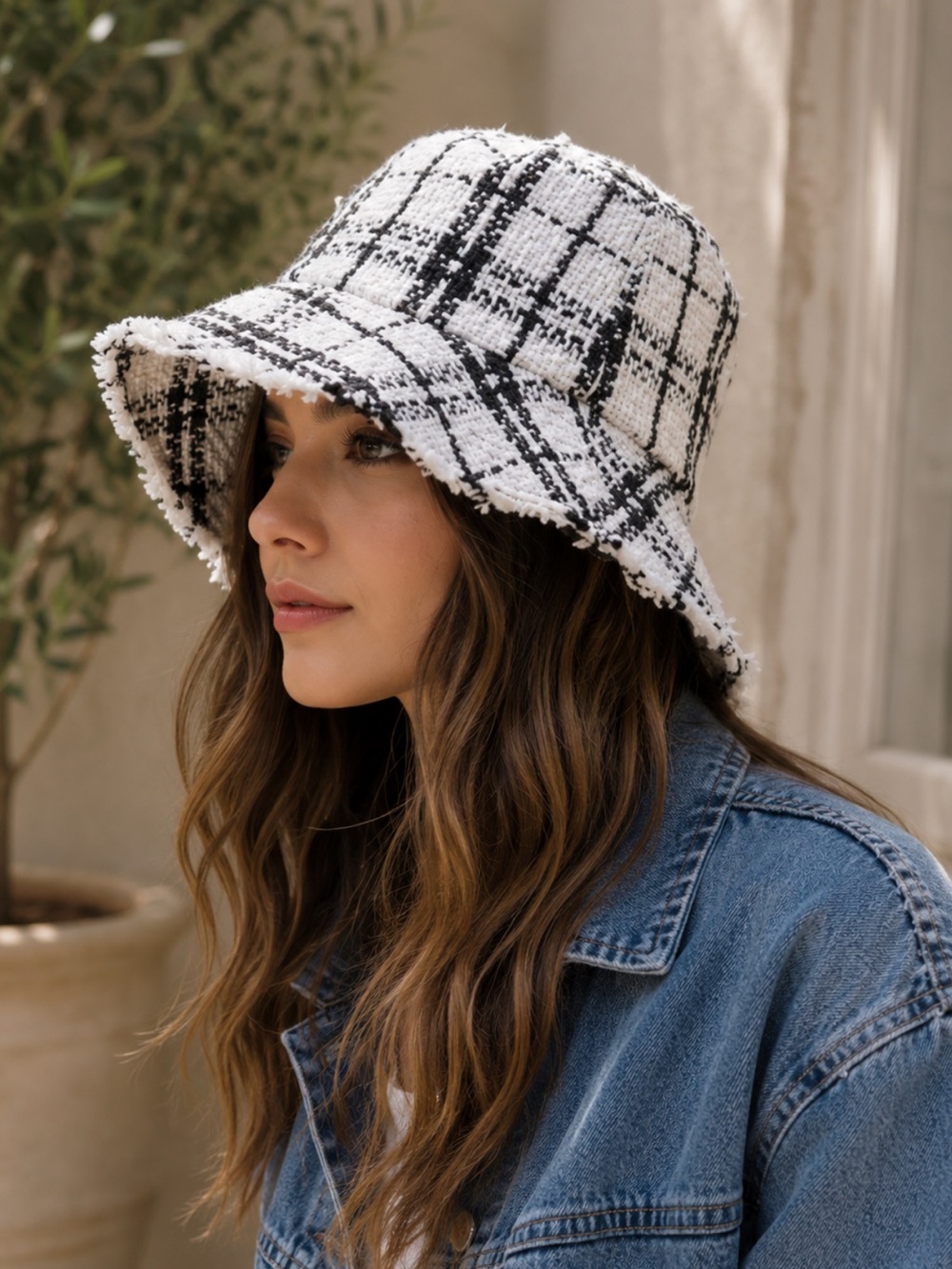 Fabulous Plaid Check Patterned Bucket Hat